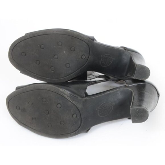 Life Stride Constance Women's 10 Black Vegan Leather Shootie Bootie Heel Pumps - Picture 7 of 9